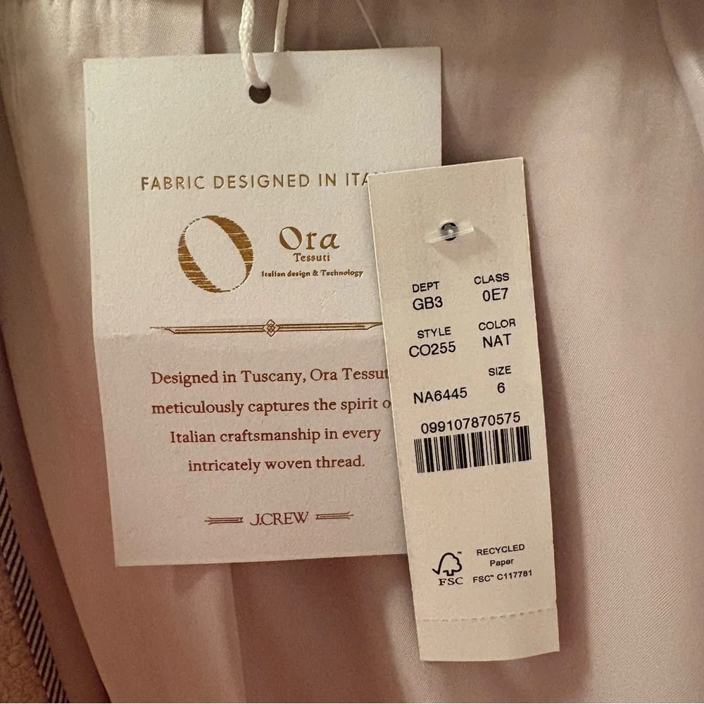 NWT J.Crew Bridgette tweed lady jacket - Picture 7 of 8